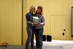 Jeanette Gilbreath awards Heidi Wright-Mead, C.P., with 2017 Craftsmanship Award