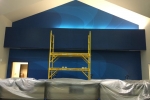 Vivid Blue Mural Wallcovering Wallpaper