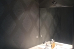 Modern Dark Wallpaper - Dramatic Wallcovering