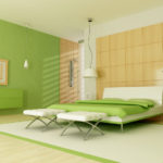 Green Modern Bedroom