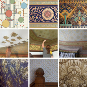 thumbnail examples of ceiling wallpaper