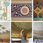 ceiling wallcovering samples