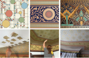 ceiling wallcovering samples